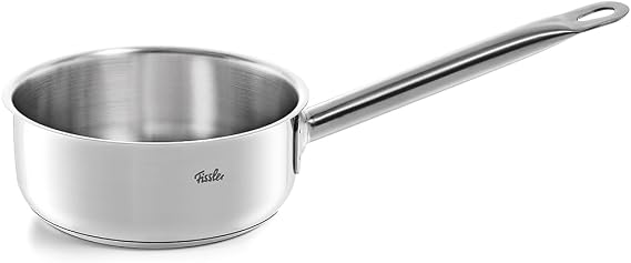 Fissler San Francisco Stainless Steel Saucepan (1.2 L Diameter 16 cm) with Pouring Rim Dishwasher and Oven-Safe - Induction