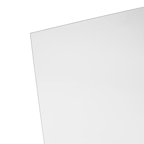OPTIX Clear Acrylic Plastic Sheet - 0.093 Clear - 11 in. x 14 in. - 12 Pack
