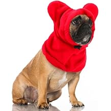 Winter Dog Hats Quiet Ears for Dogs Ear Muffs Pet Neck Warmer Scarf Hoodie Noise Protection Cover Beanie Head Wrap Costume for Pet Dog Cats(Purple,M)