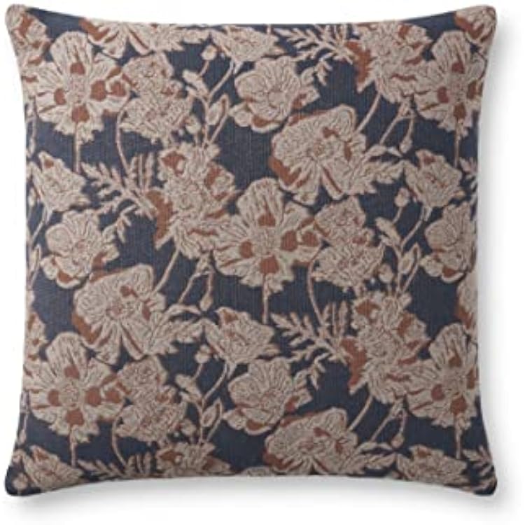 Loloi Chris Loves Julia Matilda Collection PCJ0008 NavyClay 18 x 18 Cover Only Pillow