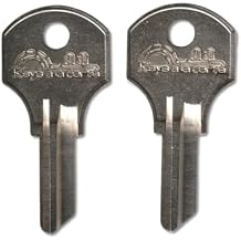 0777 Pair (2) Replacement Keys Cut to Code on SR1000V Blank for Fort/Snap-On Toolbox Locks | KEYSALACARTE