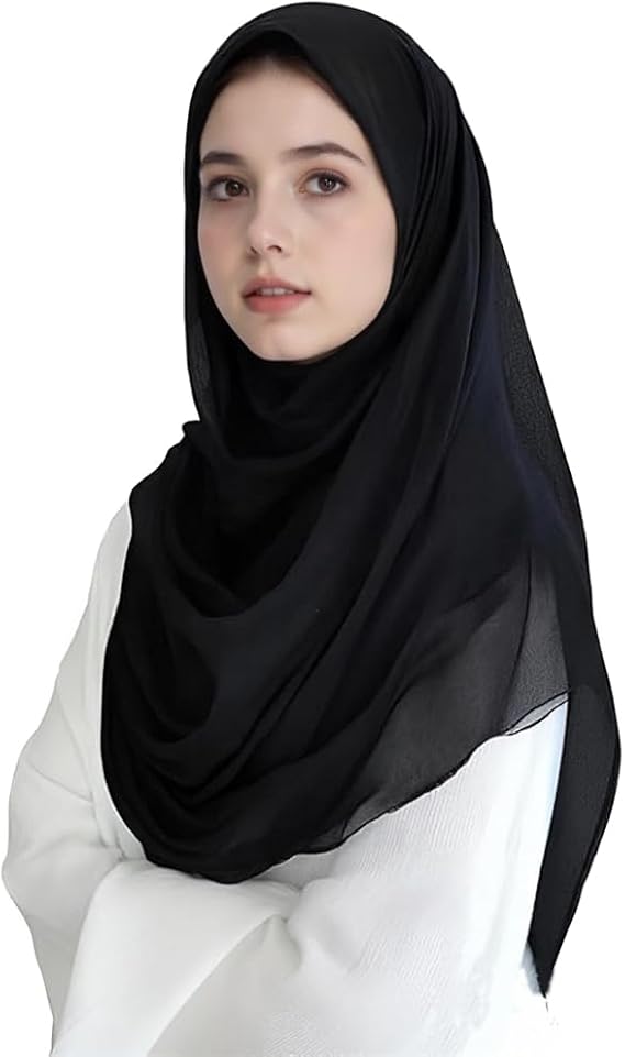 Women's Viscose Rayon Cotton Hijab Fashion Scarf Large Head Wrap
