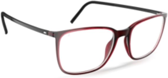 Silhouette Eyeglasses SPX Illusion Full Rim 2961 3010 Burgundy Red
