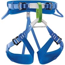 PETZL MACCHU Kids' Climbing Harness - Adjustable Seat Harness for Children Less Than 40kg / 88 lbs