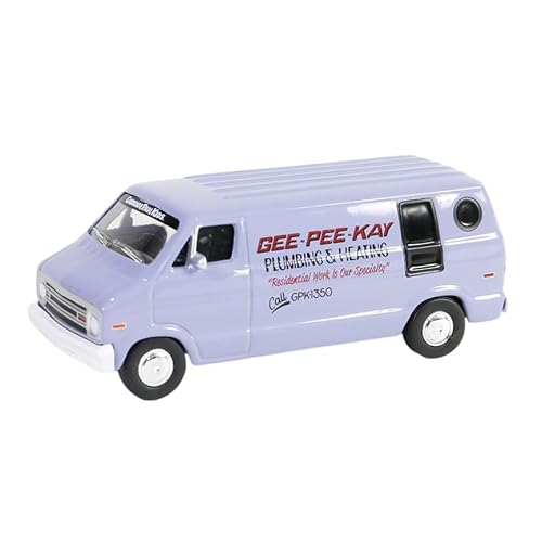Collectibles Greenlight 54100-D Garbage Pail Kids Series 6 - Overkill Kevin - 1976 Dodge B-100 Van 1:64 Scale Diecast with Collector Sticker Card