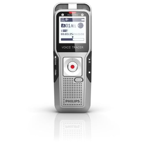 Philips DVT350000 2 GB Digital Voice Tracer with Telephone Pick-Up Microphone Voice Recorder