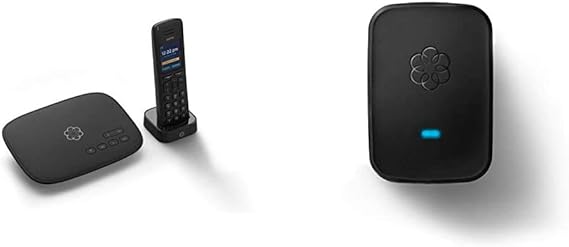 Ooma Telo VoIP Free Internet Home Phone Service and HD3 Handset. Affordable landline Replacement & Linx Wireless Phone Jack for Ooma Telo and Ooma Office VoIP Phone Systems
