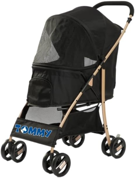 Tommy Evcil Hayvan Arabası Siyah 67 * 47 * 98cm Max 15kg