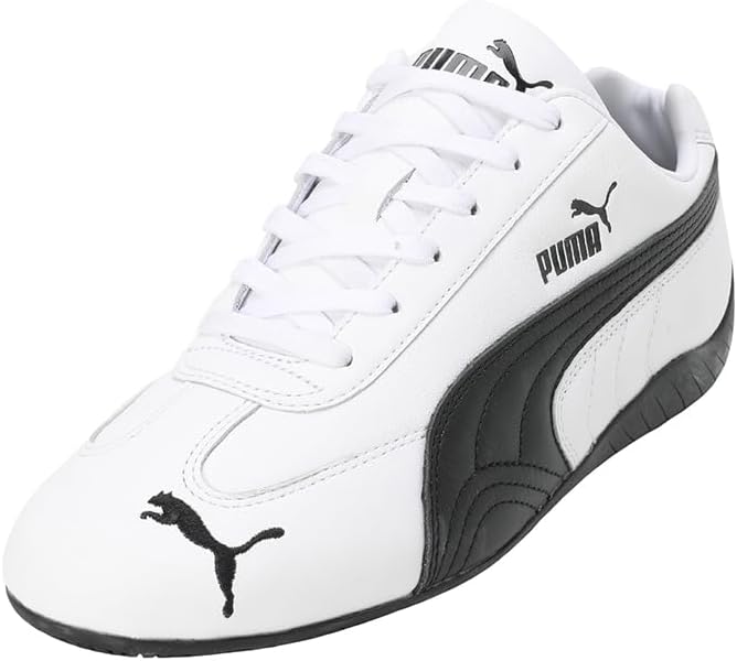 プーマ スニーカー Speedcat Lth スピードキャット メンズ レディース 401603 White Black
