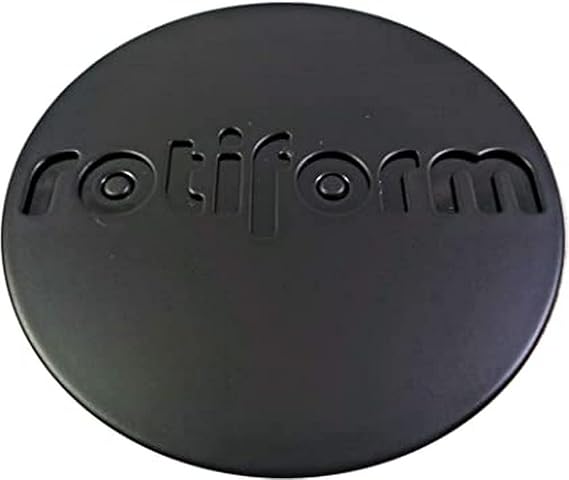 RotiForm Flat Black Custom Wheel Center Caps # 1003-40MB (1 Cap)