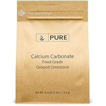 Pure Original Ingredients Calcium Carbonate (4 oz) Dietary Supplement, Food Preservative, Acid Neutralizer