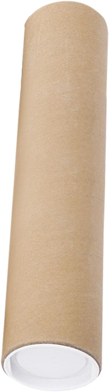 Poster Tubes for Mailing Protector Tube Postal Tube Cardboard Packaging Long Cardboard for Blueprint Art Paintings Document Shipping (60cm)