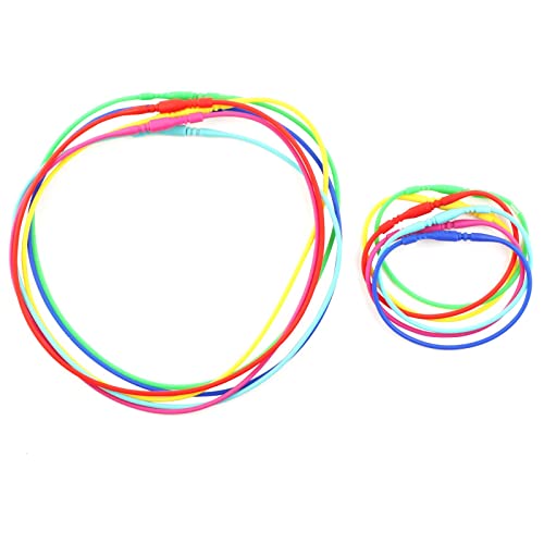 Creatology 12 Sheets 144 Total Primary Mix Silicone Bracelets & Necklaces - Great for Parties, Birthdays, and Arts & Crafts - Bulk 12 Pack