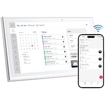 15.6 Inch Digital Calendar,Smart Touchscreen Interactive Display for Family Schedules,Chore Charts, Achievement Rewards,Meal Planner, to Do List,Wall & Desk Mount Smart Electronic Planne