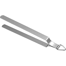 Stainless Steel Tong Utensil, Silver, 10 X 0.9 X 1.5 Inch, 1 Piece