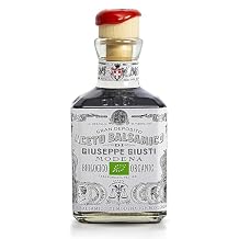 Giusti Organic Balsamic Vinegar of Modena IGP 1 Silver Medal Italian Gourmet Aceto Balsamico di Modena, Rich Flavor for Salads, Marinades, Cheese, Made in Italy 8.45 fl oz (250 ml) - Pack of 1