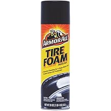 Armor All Tire Foam, Restores Deep-Black Look, 40320, 20 oz., 6 Packs