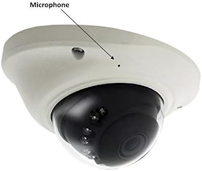2MP 1080P High Resolution 2.8mm Lens Built in Microphone TVI Full HD CCTV Mini Dome TVI Camera for Outdoor/Indoor Security Surveillance Camera