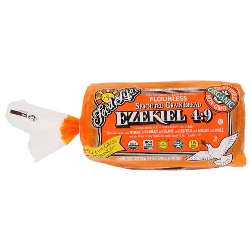 Food for Life, Ezekiel 4:9 Bread, Original Sprouted, Organic, 24oz Pack of 2