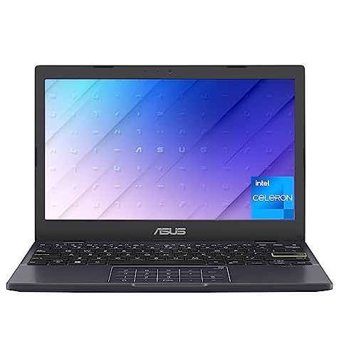 ASUS Vivobook Laptop L210 11.6 Ultra Thin Laptop, Intel Celeron N4020 Processor, 4GB RAM, 128GB eMMC Storage, Windows 11 Home in S Mode with One Year of Office 365 Personal, L210MA-DS04,Star Black