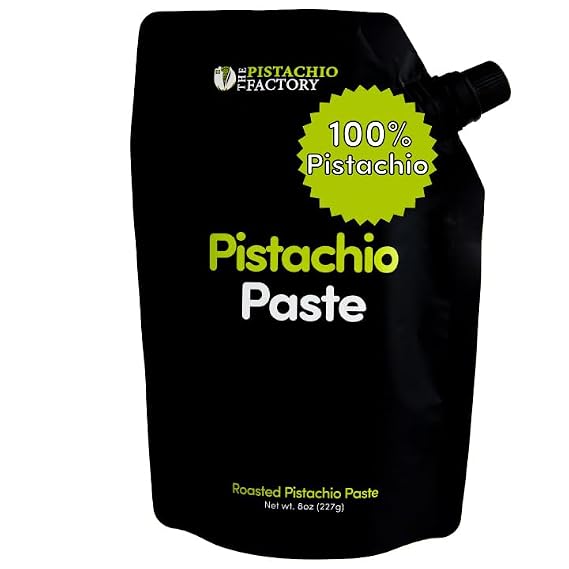 100% Pure Pistachio Paste, Butter, Dubai Chocolate Filling, Pistachio Spread, Crema De Pistacho, Dip, No Sugar, No fillers, Kosher, Make Own Cream - The Pistachio Factory