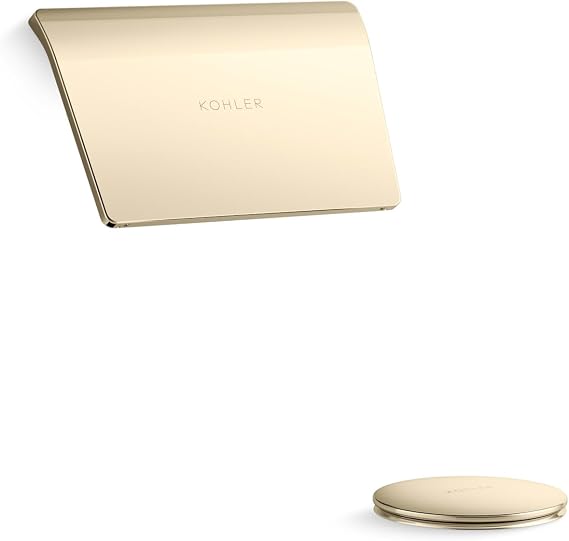 KOHLER K- 23857-AF TEA-FOR-TWO BATH DRAIN TRIM, Vibrant French Gold