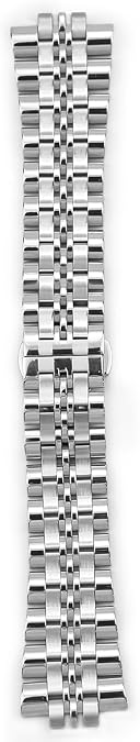 REWARD Stainless Steel Watch Bands Replacement Men's Watch Straps just fit for RD81100M Square Wristwatch(Silver)