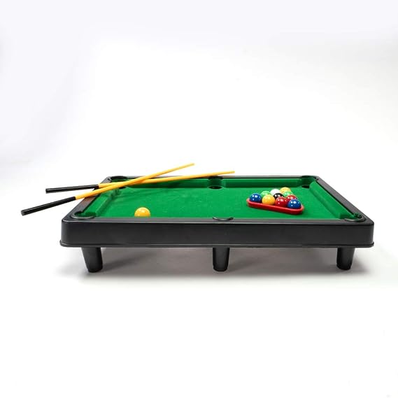 Miniso Lisanslı Mini Bilardo Oyuncak Seti – İsteka ve Top Dahil Eğitici Masa Üstü Oyun Seti 44,1 Cm