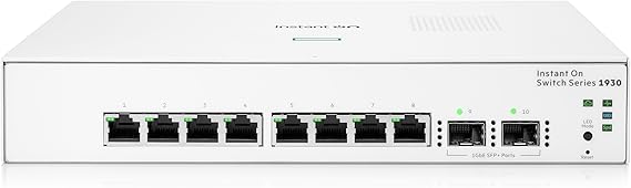 HPE Aruba Instant On 1930 8G 2SFP Switch - Switch - 10 Ports - Managed - Rack-mountable