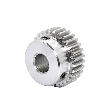 Motor Pinion Hardware Mechanical Transmission 1.5M Mod Spur Gear 20T Pinion Gears Motor Transmission Accessories Steel Teeth(25mm Bore)
