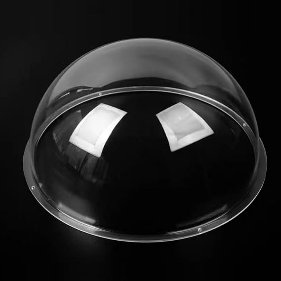 LOTOWELZON 3.15Inch/80mm Replacement Clear Acrylic CCTV Camera Dome Cover