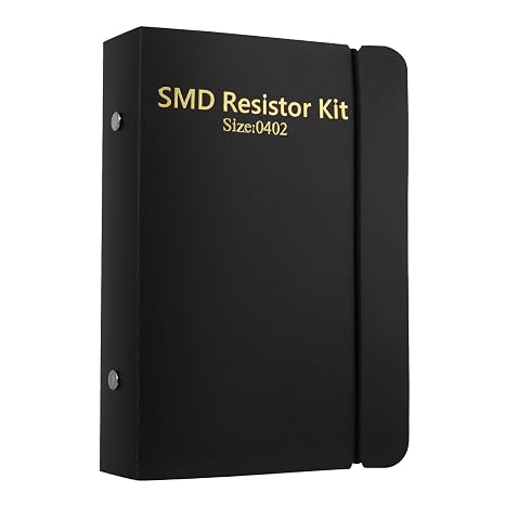 0402 Resistors Kit, 1% SMD Resistor Assorted Folder | 170value x 50pcs = 8500pcs, Covering Common Resistance Values, Clear Labeling Sample Book Kit for Electronic Components