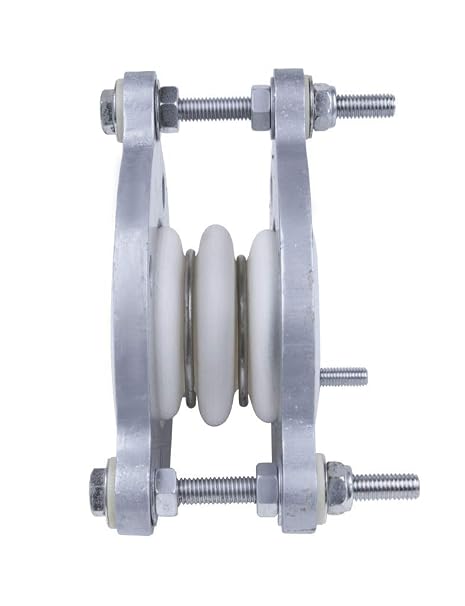 Herco Molded PTFE (Teflon) 3 Convolution Expansion Joint - Compensator - 8.00" Nominal