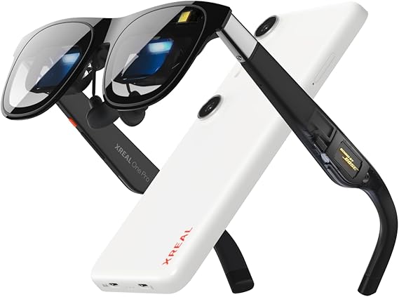 XREAL ONE PRO AR Glasses L(IPD 66-75mm) and Beam Pro WiFi (6G+128G) Bundle Supports All Google Play Store Apps, Elevate Your Spatial Experience