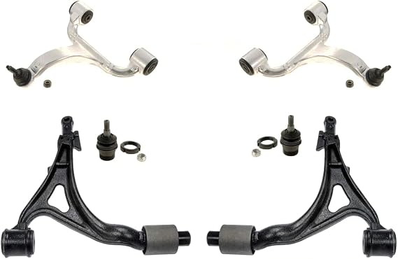 Control Arm Front Upper Lower for Mercedes-Benz ML320 1998-2000 | Alloy Aluminium Plastic Steel, Control Arms with Ball Joints, Direct Fit