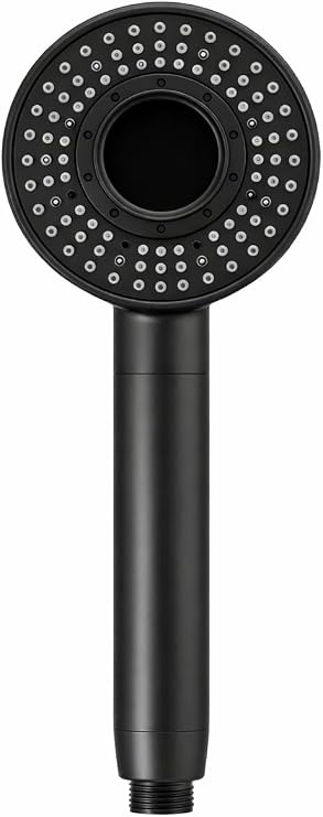 Busstier 5 Fonksiyonlu Orta Delikli Yuvarlak Duş Başlığı, Masaj, Yağmurlama, Tazyikli Basınçlı, Su Tasarruflu, Kolay Temizlenebilir, Modern Ergonomik Tasarım, Lüks Banyo Duş Başlığı, Tüm Duş Sistemler [Enerji Sınıfı A++]