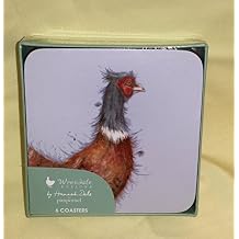 Wrendale Pheasant Coasters, Set of 6