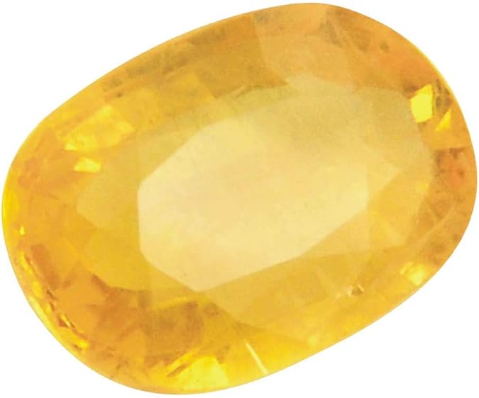 Tejvij And Sons Natural Yellow Sapphire Pukhraj Gemstone