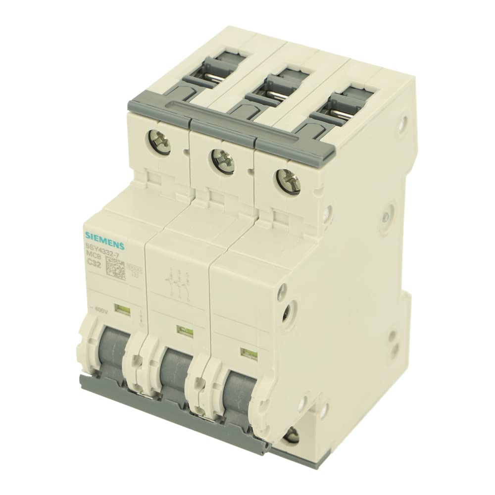 5SY4332-7 | SIEMENS Miniature Circuit Breaker 400 V 10KA, 3-Pole, C, 32 A, D=70 MM