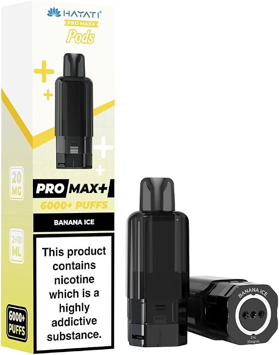 Hayati 6000 Pro Max Plus 6K Refill Pod (pack of 1) (Banana ice)