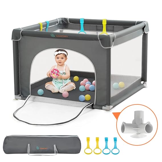 COMOMY Playpens for Babies and Toddlers, 36"x36" Small Baby Play Pens