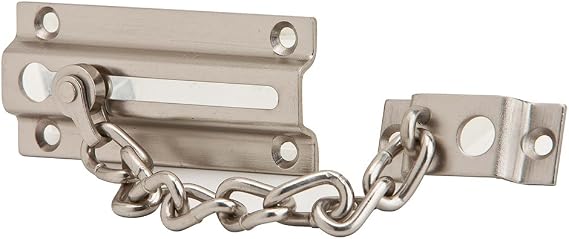 SCHLAGE Ives by Schlage 481F15 Chain Door Guard, Satin Nickel