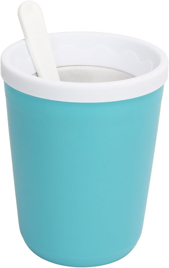 Fast Cooling Cup Slushie Maker Refrigerated Cup Household Smoothie Cup Frozen Cup Mug for Slushie Maker Cup Slush Maker Cup Slush Machine Machine Iced Tea Machines (Blue)