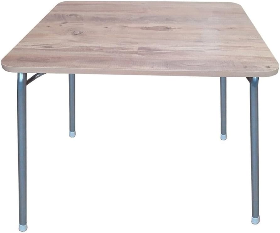 Depolife Practical Folding Foot Kitchen Dining Table Balcony Study Picnic Table 60X90Cm Walnut