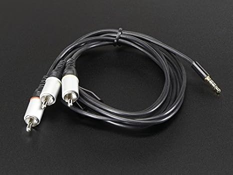 Adafruit A/V and RCA (Composite Video, Audio) Cable for Raspberry Pi [ADA2881]