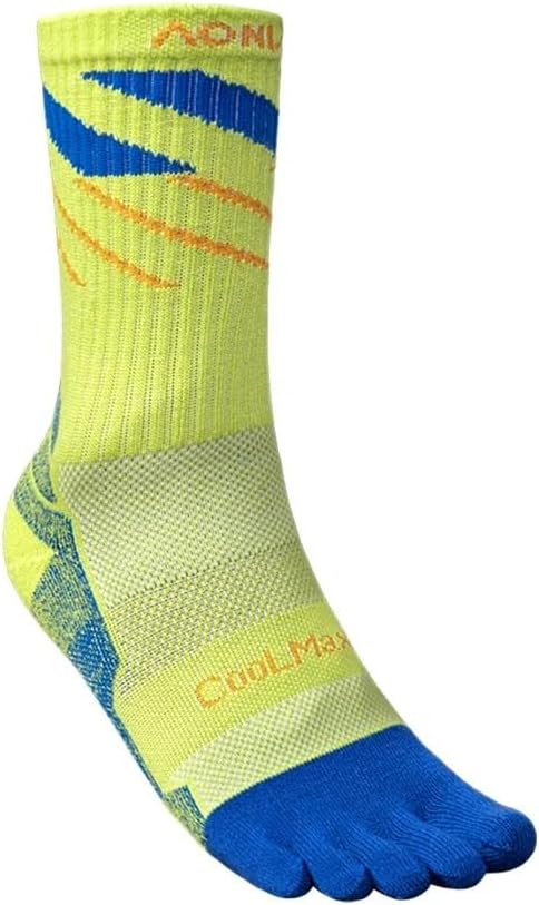 Athletic Long Socks for Winter Outdoor Hiking Mountaineering Cross-country Winter Daily Commuting Five Finger Socks