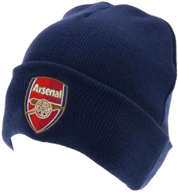 Arsenal FC Crest Knitted Turn Up Hat