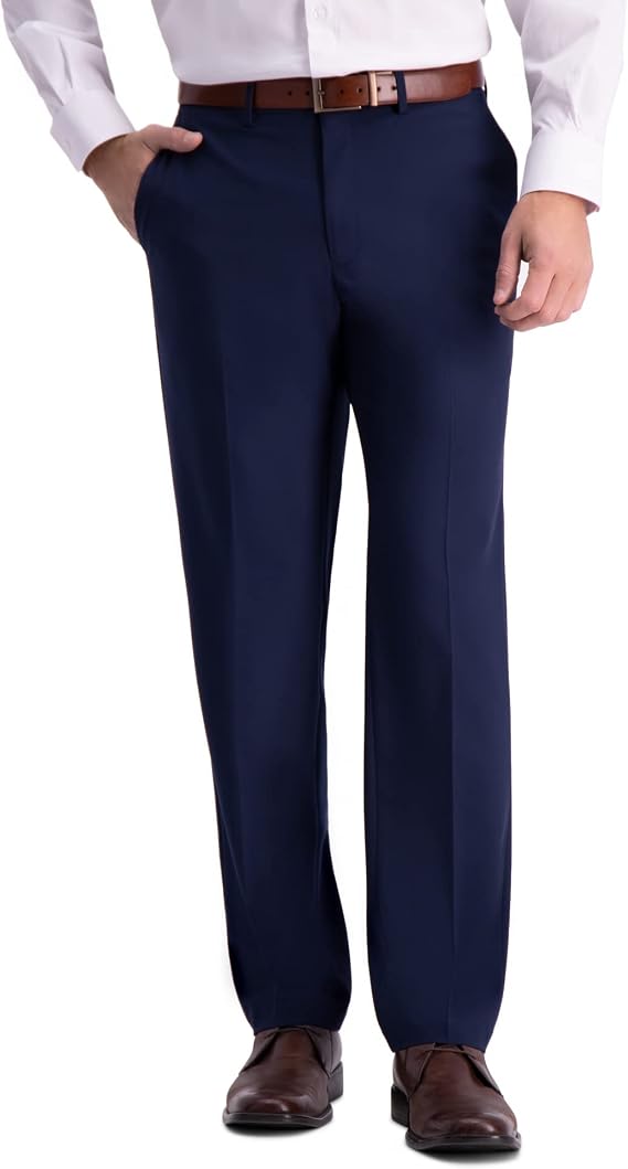 Haggar Men's JMH Straight Fit Dress Pant