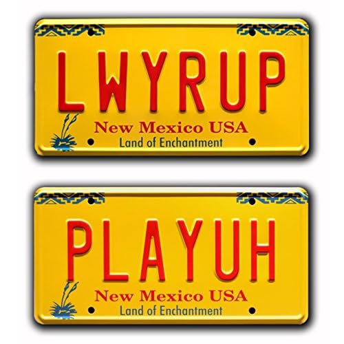 Celebrity Machines Breaking Bad | LWYRUP  PLAYUH | Metal Stamped License Plates