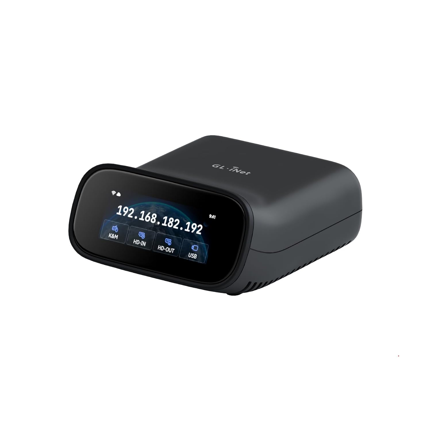 GL.iNet Comet Pro GL-RM10 Remote KVM over Wi-Fi, Dual Band Wi-Fi 6, 4K@30FPS Passthrough, Touchscreen, 32GB eMMC, Tailscale Support, Remote Access for Disaster Recovery, Home Office, IT professional